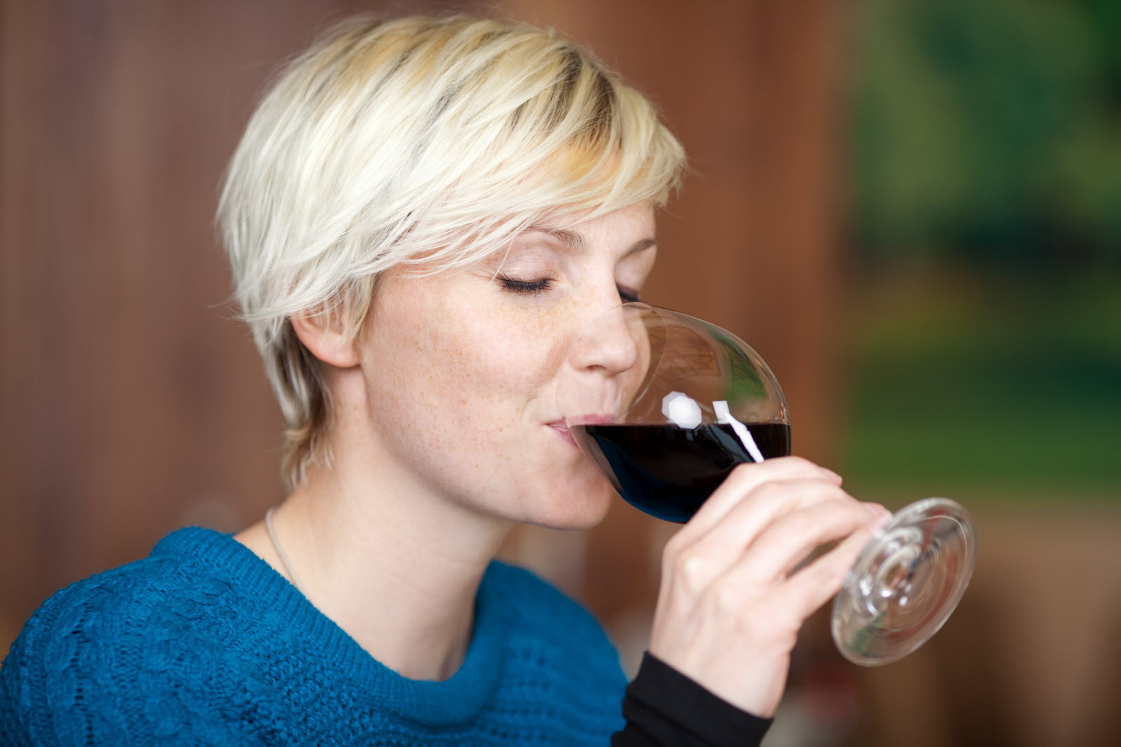 Dégustation de vin rouge