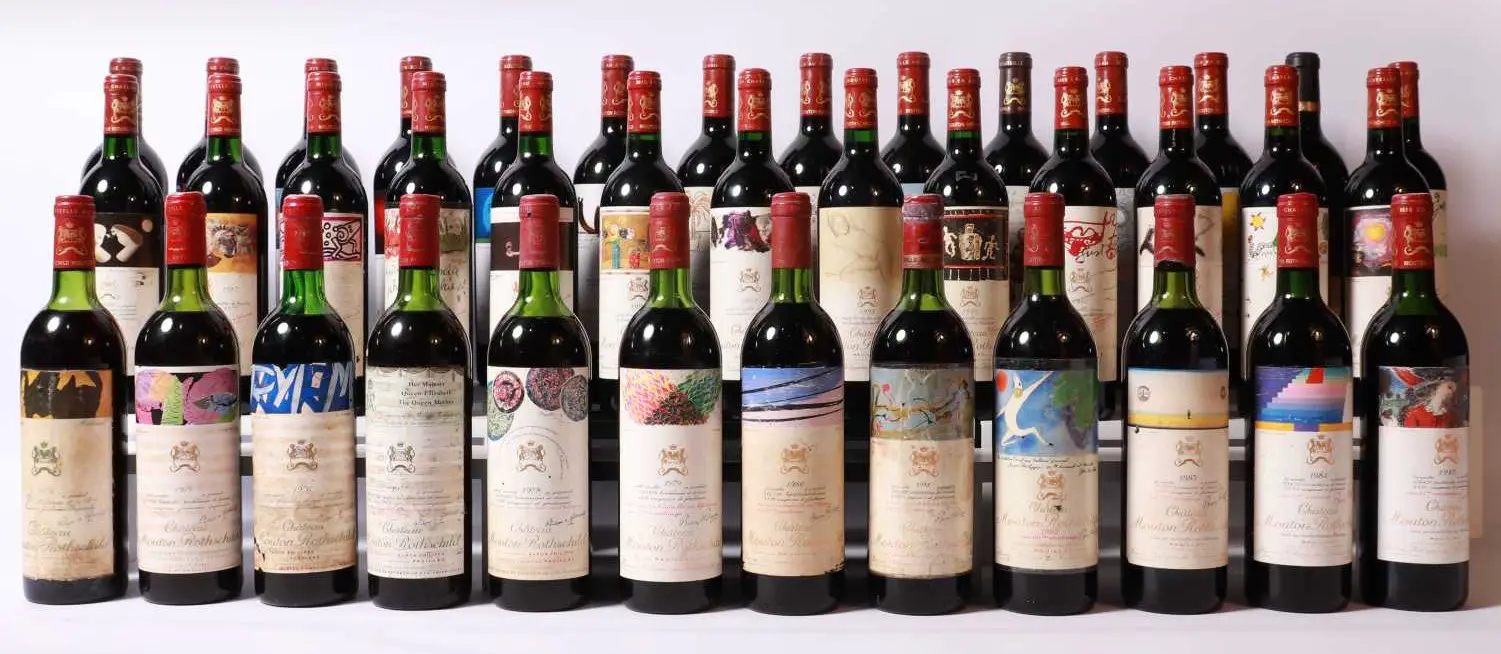 chateau mouton rothschild étiquettes