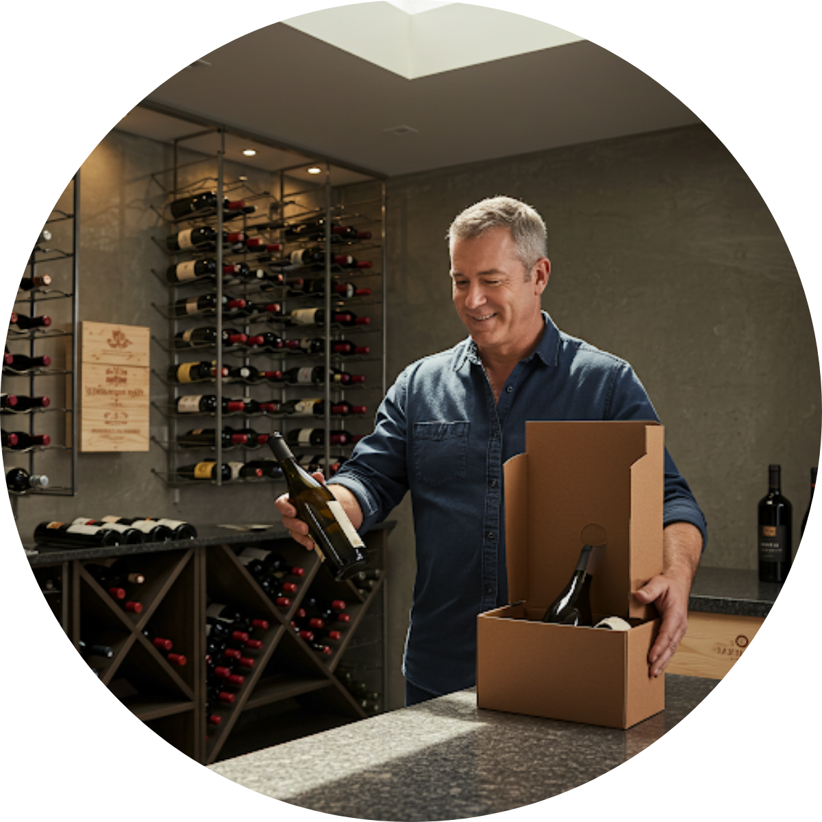 Box de vin mensuelle