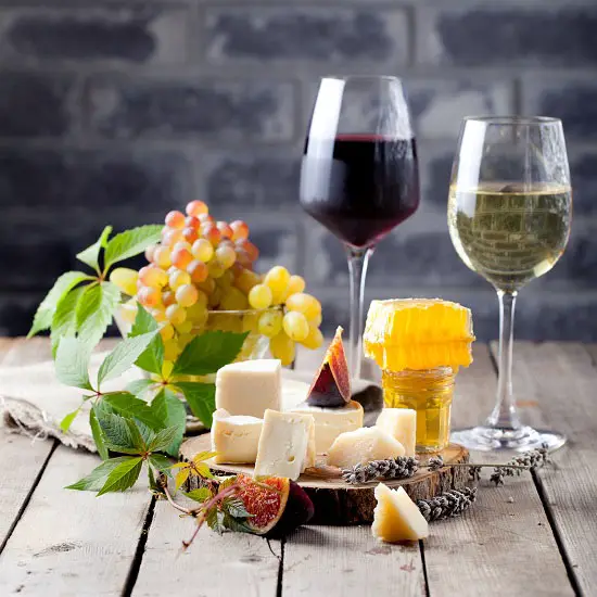vin rouge pour le fromage de chèvre