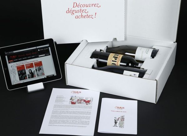 cadeau amateur vin box vin chai d'oeuvre