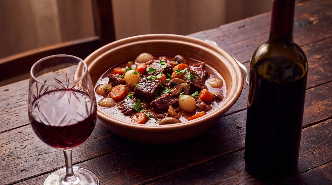 Vin pour bœuf bourguignon | Les secrets du chef 2025