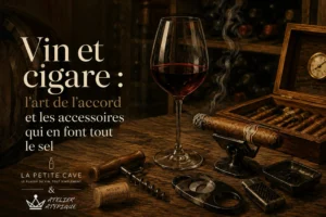 Cigare et vin : accords, cave, briquet, coupe-cigare