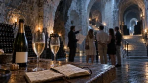 Champagne tours Epernay Reims en crayère à Reims, dégustation