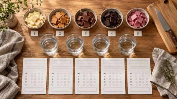 Comment organiser un atelier de dégustation de chocolat entre amis : 5 tablettes à goûter à l’aveugle