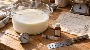 Présure pour fromage : bon dosage selon le flacon